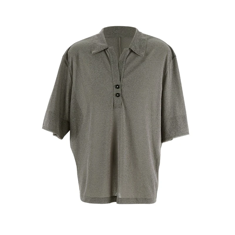 YOEYYOU 设计师品牌25春夏新品倒T型收腰针织上衣时尚简约纯色女