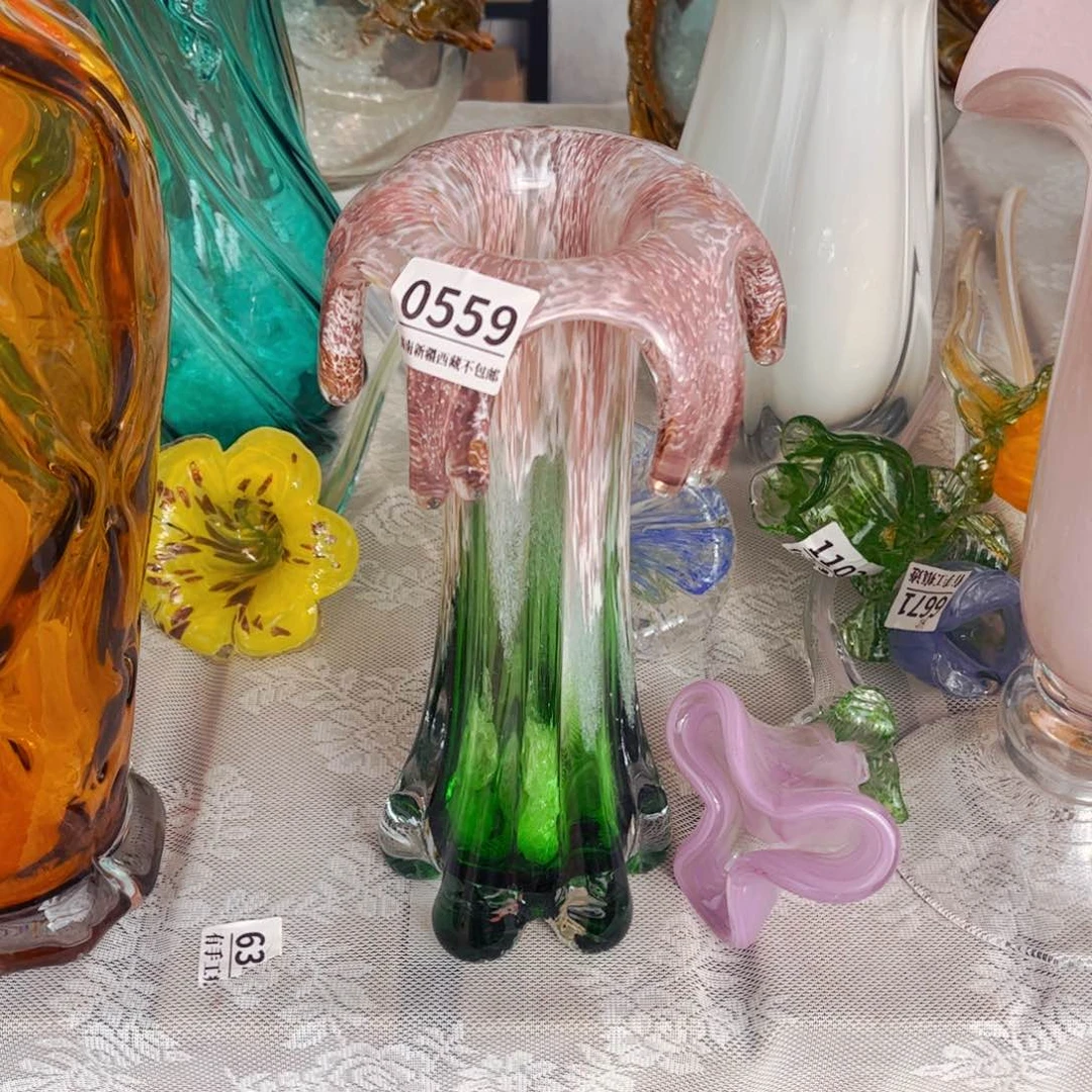 琉璃0559 家悦美居琉璃摆件花瓶