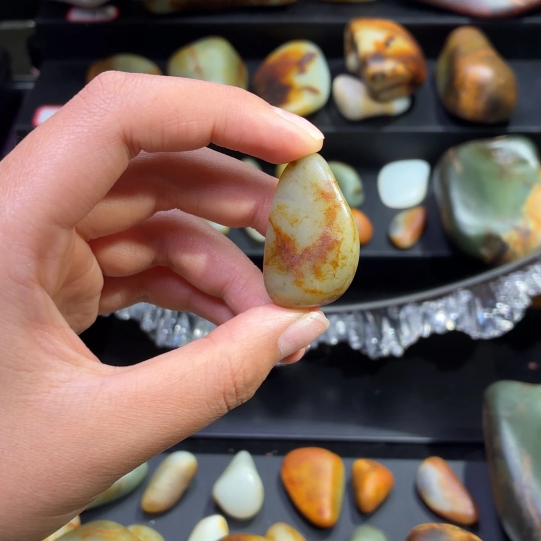 和田玉未镶嵌挂件20