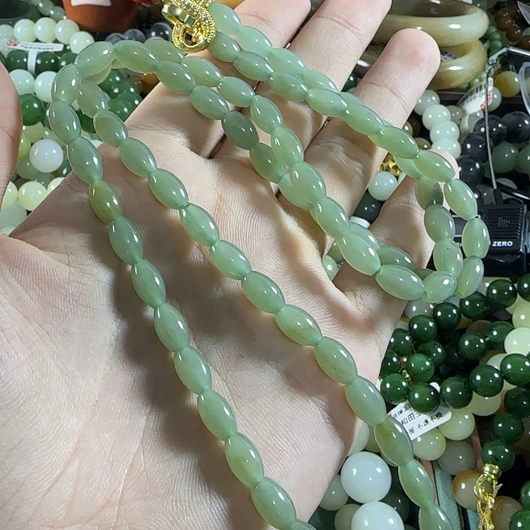 和田玉未镶嵌手链109