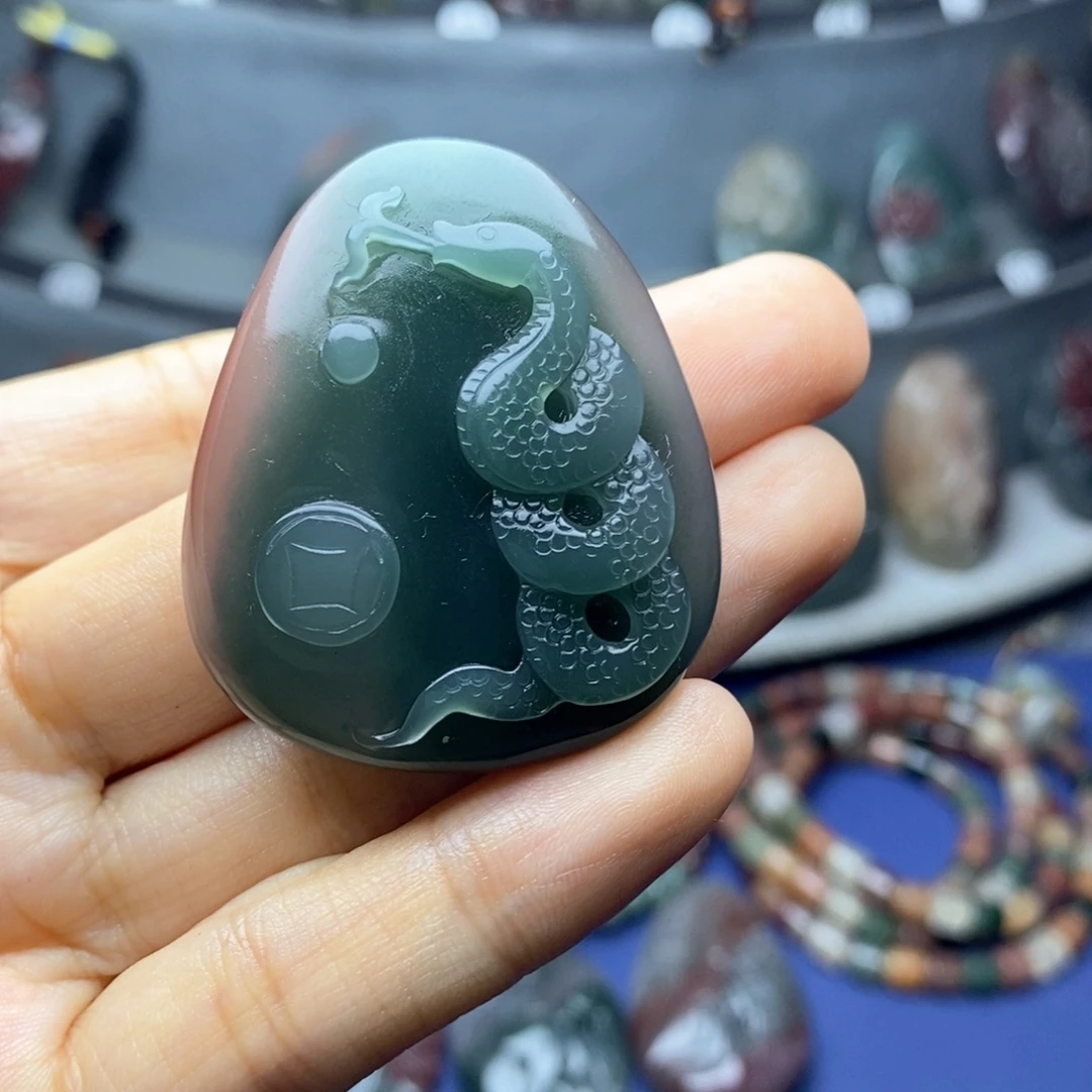 未镶嵌吊坠(不含链)玛瑙/玉髓