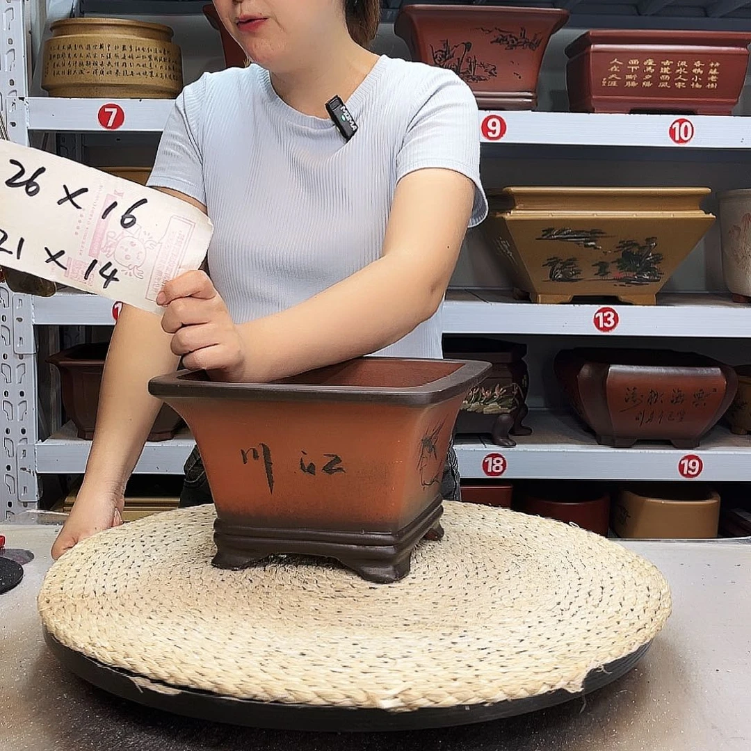 紫砂花盆紫砂花盆