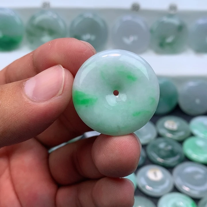 颈饰未镶嵌翡翠缅甸天然A货翡翠29.3-6.2