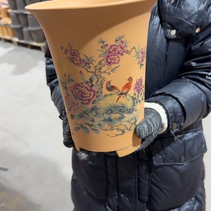 紫砂花盆 包邮包破损