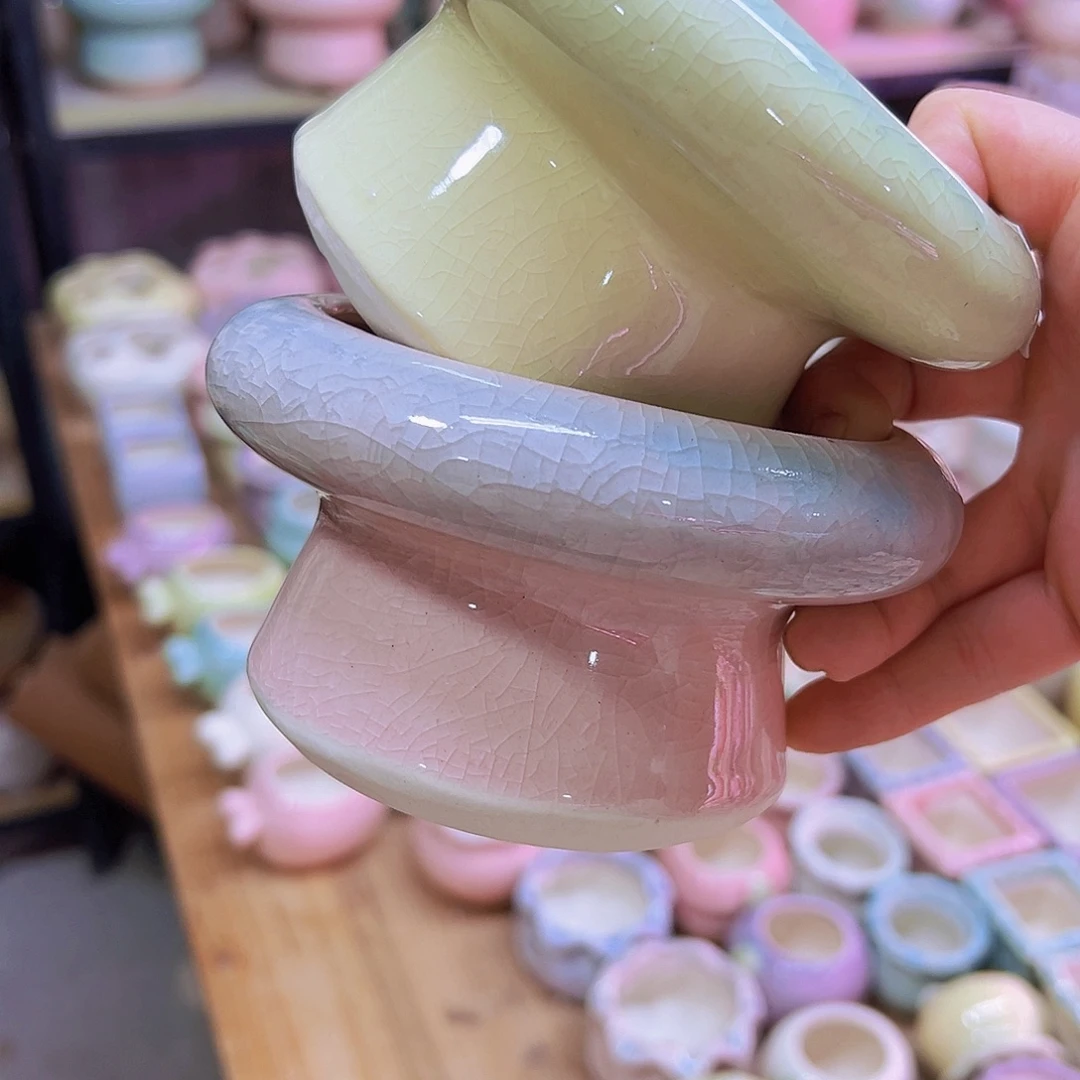 陶瓷花盆当场凑满12包邮