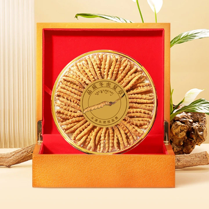 【老贺粉丝专享】足干高品质冬虫夏草 400根特大草滋补养生 礼盒装