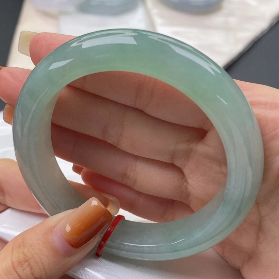 翡翠未镶嵌手镯天然翡翠A货