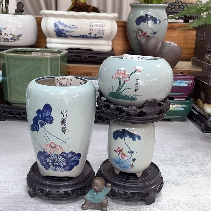 花盆陶瓷佳品套装