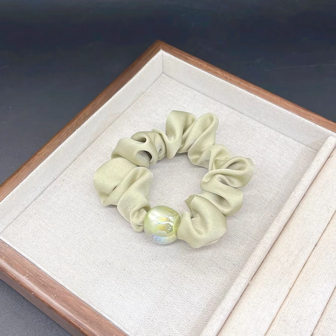 BAOSHATI/宝莎缇F-845韩版小清新绿色发圈