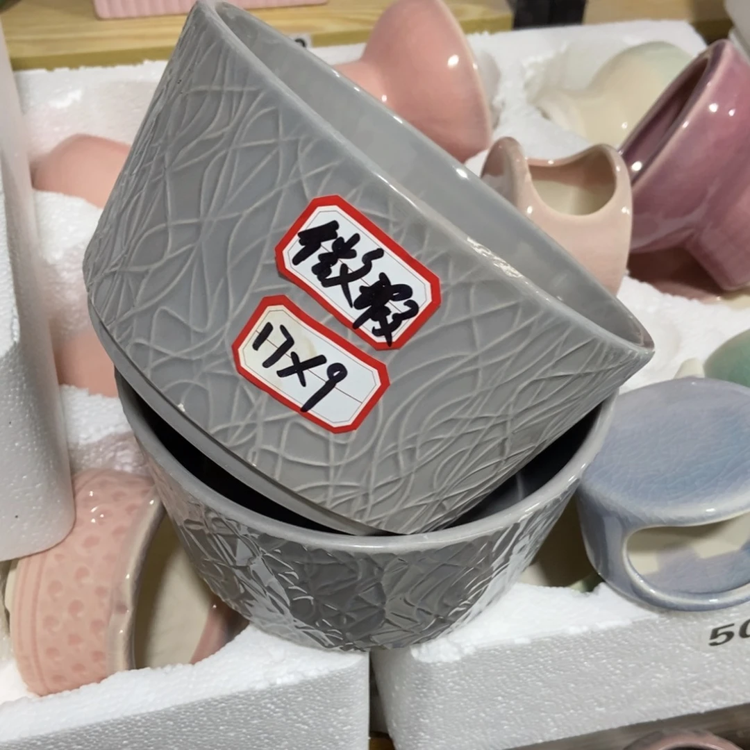 红陶陶瓷花盆满12米包邮