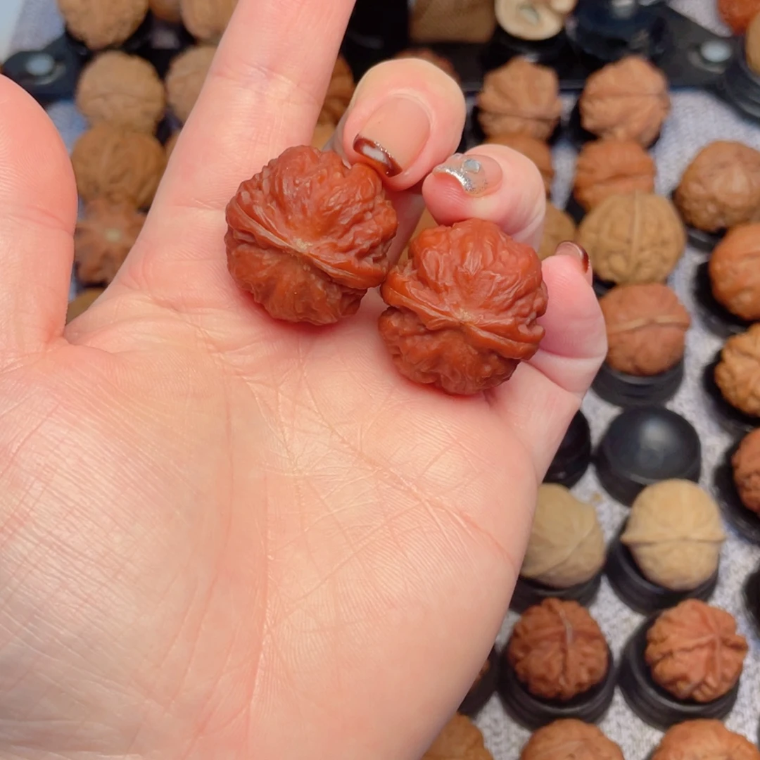 文玩核桃把件矮桩南瓜磨盘