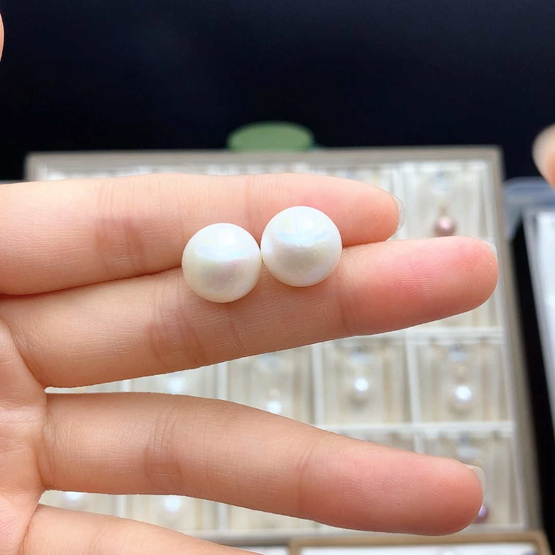淡水珍珠银S925镶嵌颈饰