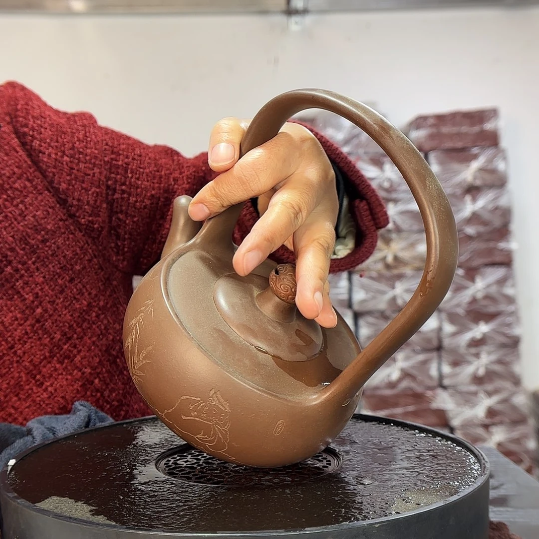 茶壶紫砂原矿紫砂泥600cc