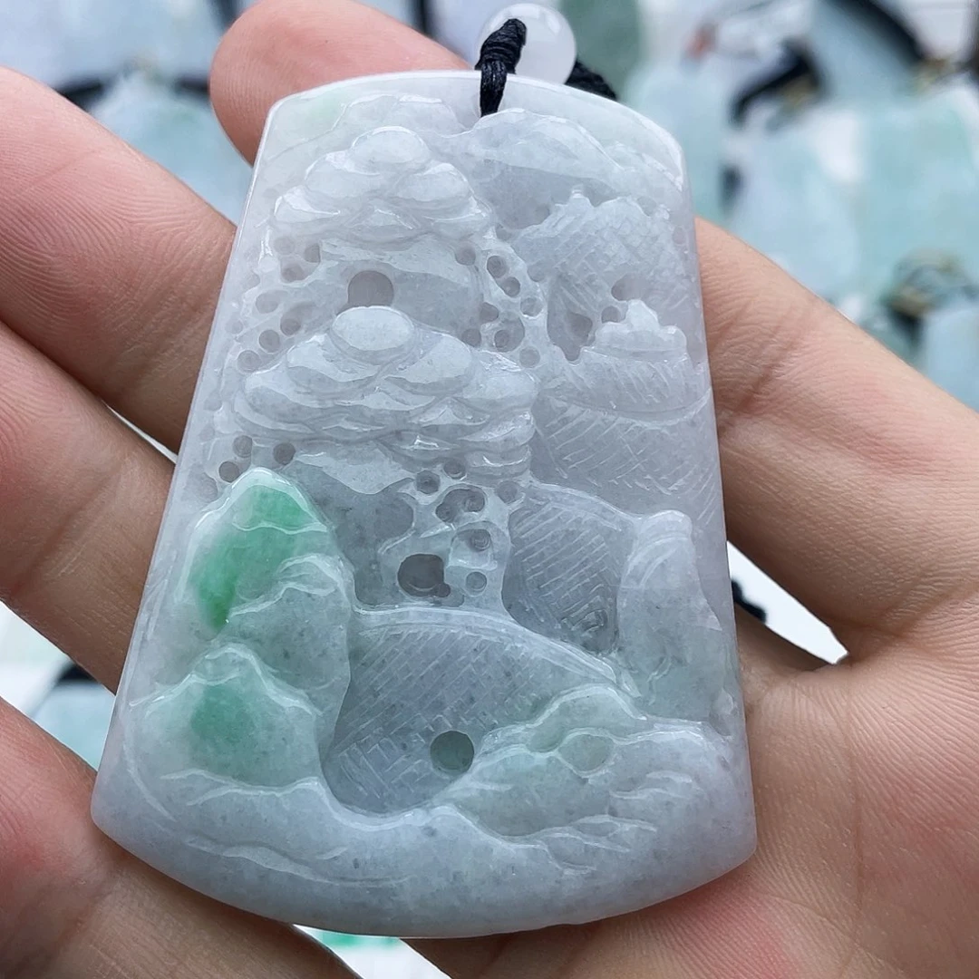 颈饰未镶嵌翡翠翡翠