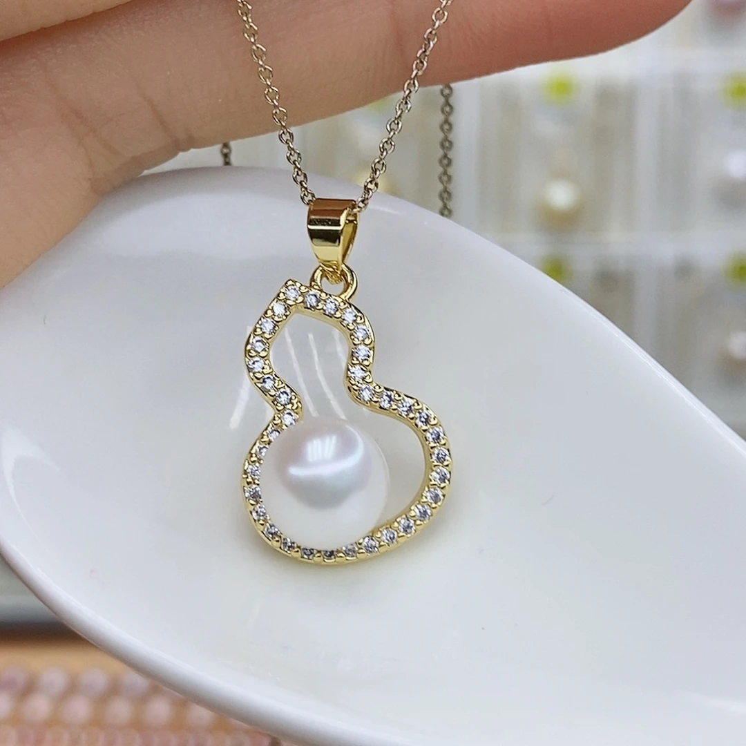 淡水珍珠合金吊坠(赠链)