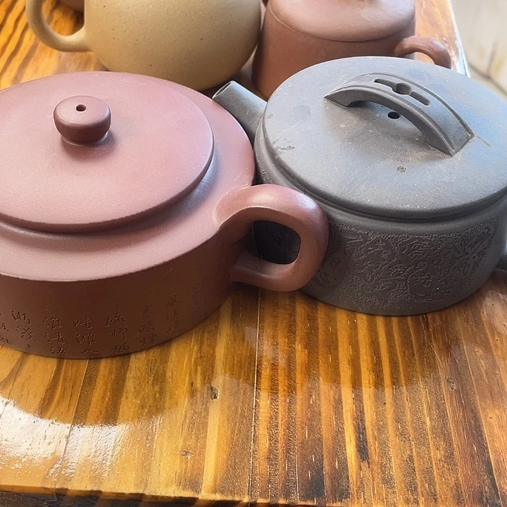 紫砂茶壶陂*处理两把