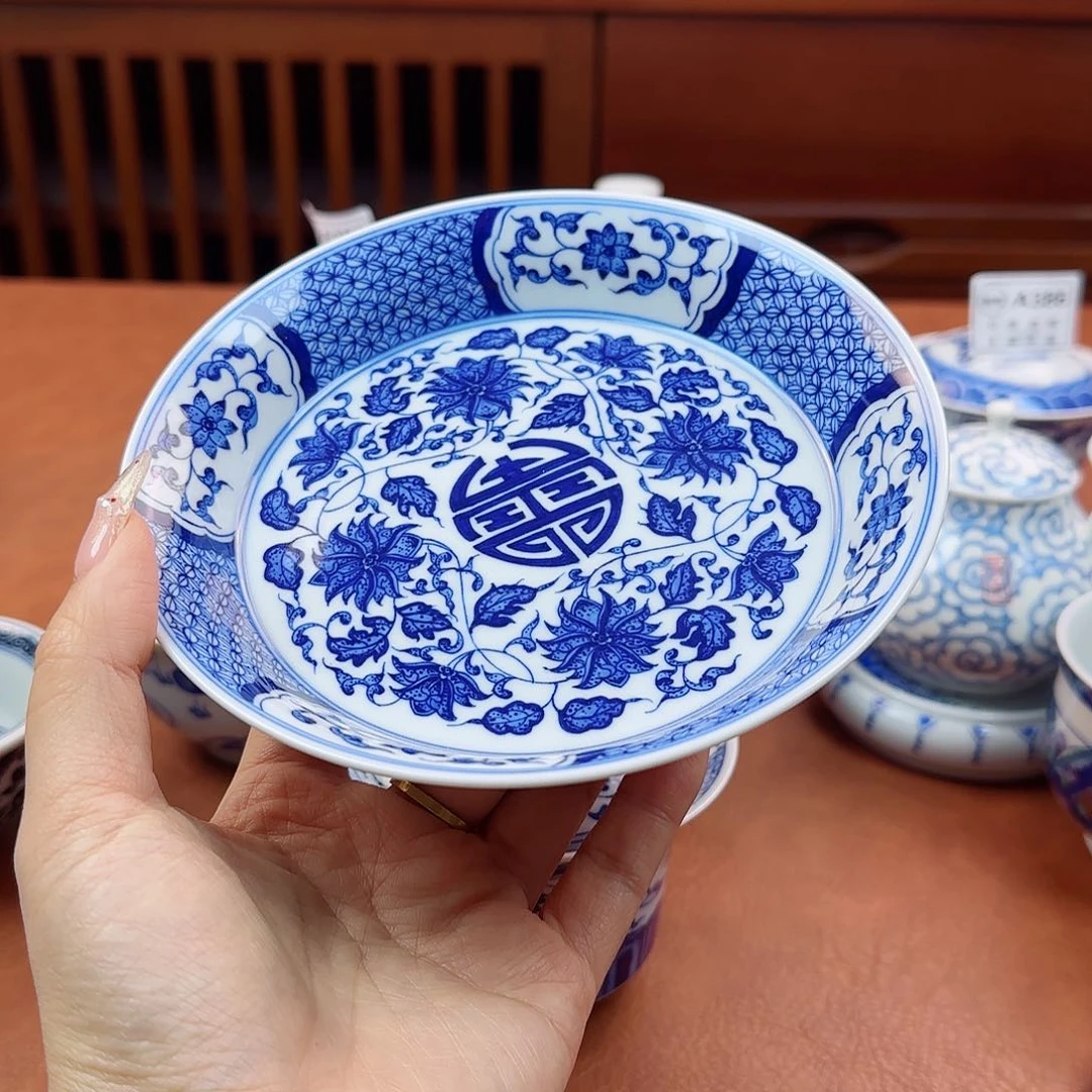 叶*景德镇陶瓷手绘壶茶