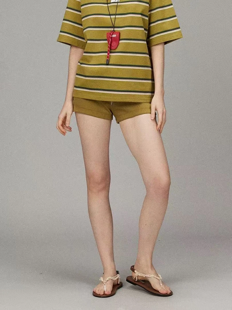 【ZS推荐】LACERTA 撞色腰头抽绳休闲短裤LWT01AEB04