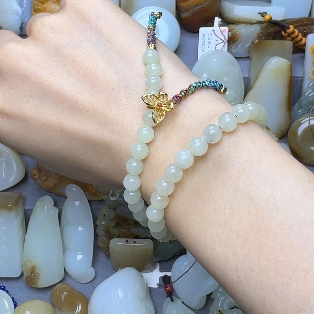 和田玉手链未镶嵌