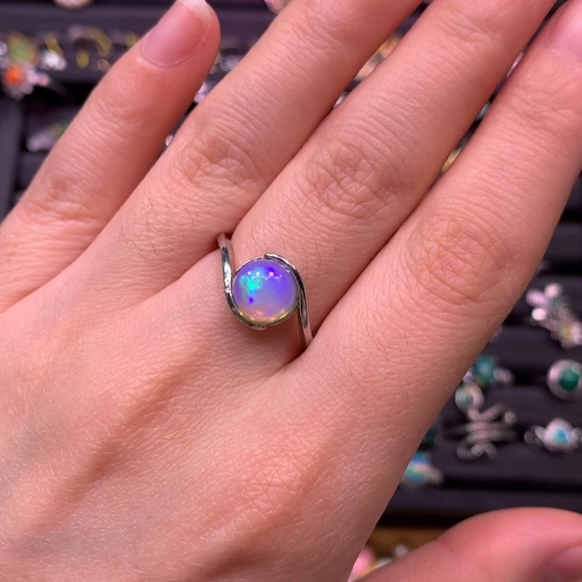 【闪购商品】欧泊戒指款式银S925镶嵌