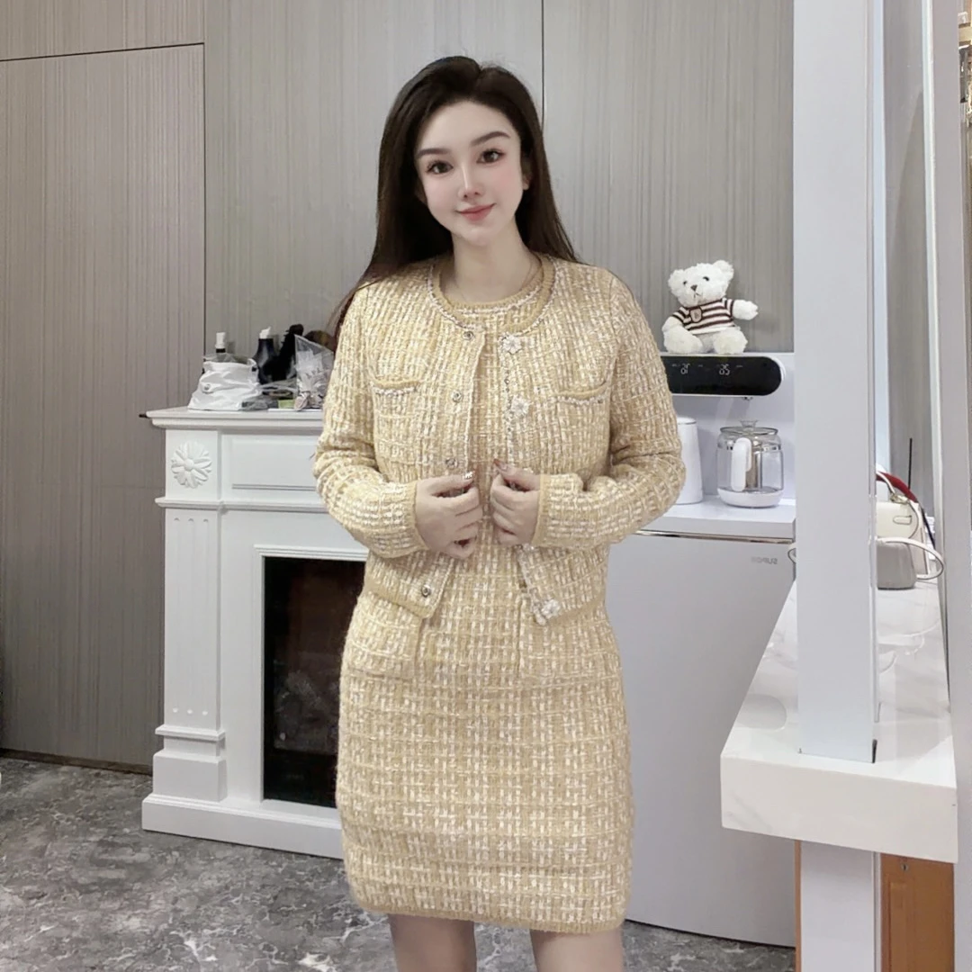 CW.MM 小香风气质轻奢时尚百搭两件套