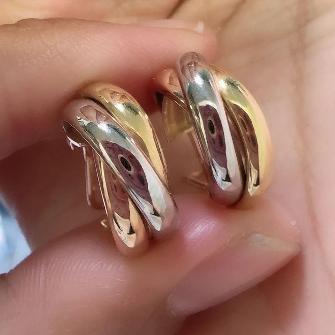 18K金耳饰多样性发货其一