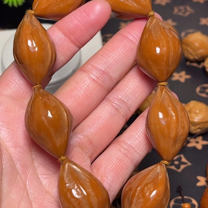 橄榄核手串/手链三花素核橄榄核手串8颗籽