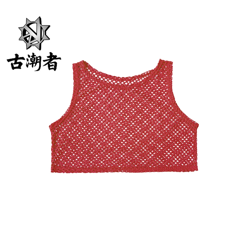 十三姨宽松型背心彩色内搭吊带潮流宽松时尚运动圆领