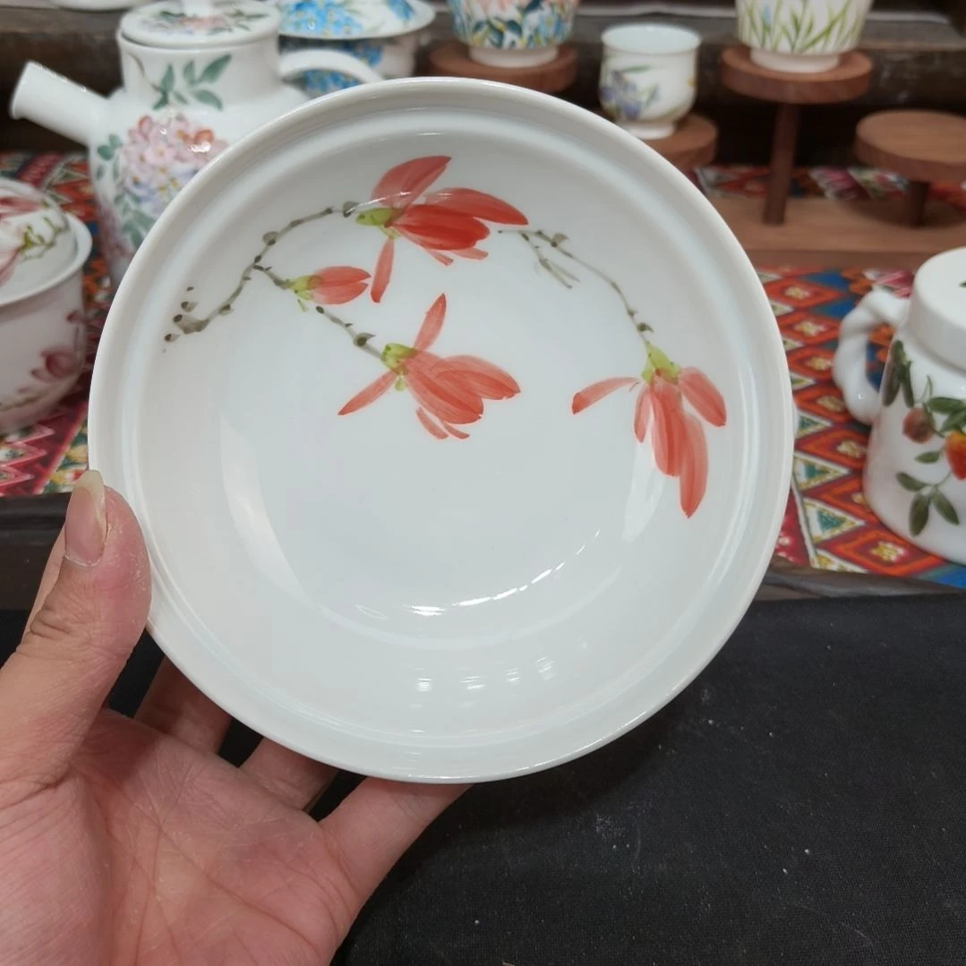 摆件景德镇手工手绘高温瓷器