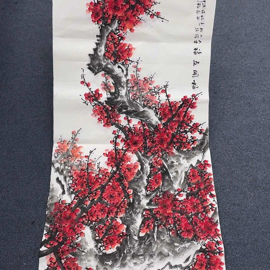国画纯手绘作品宣纸