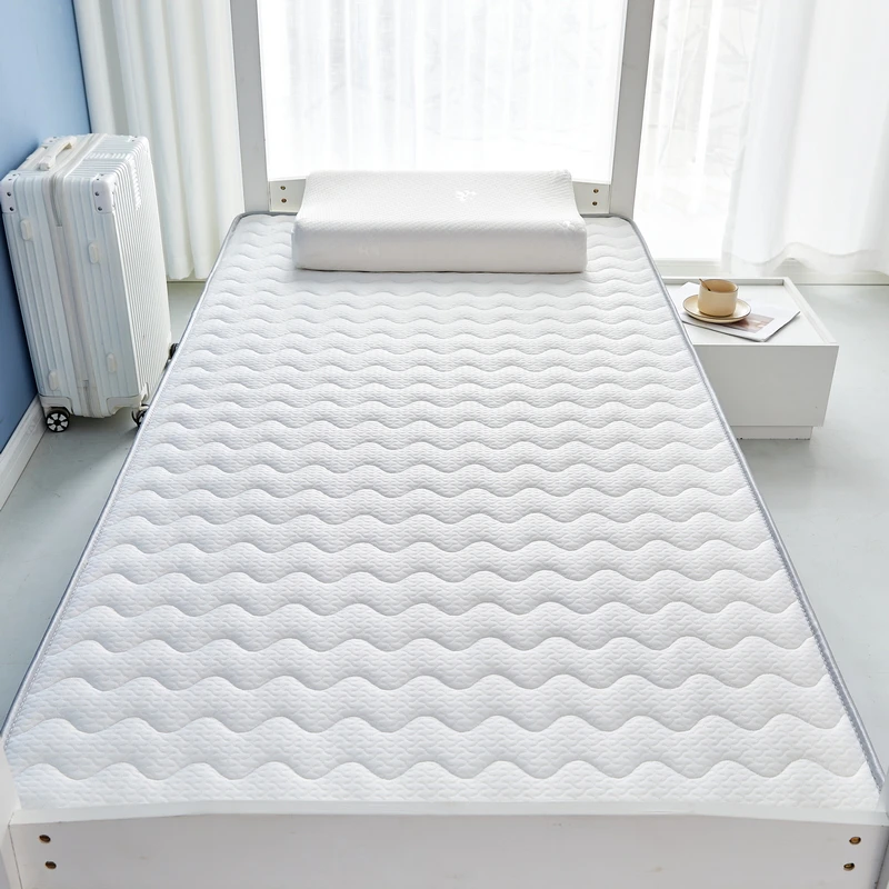 新款针织乳胶慢回弹榻榻米加厚软垫子0零压记忆棉床垫