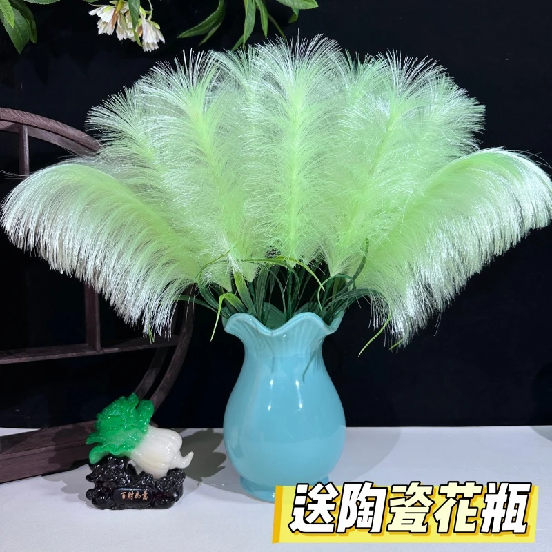 宠粉福利（送陶瓷花瓶）丝带芦苇材料手工DIY材料包