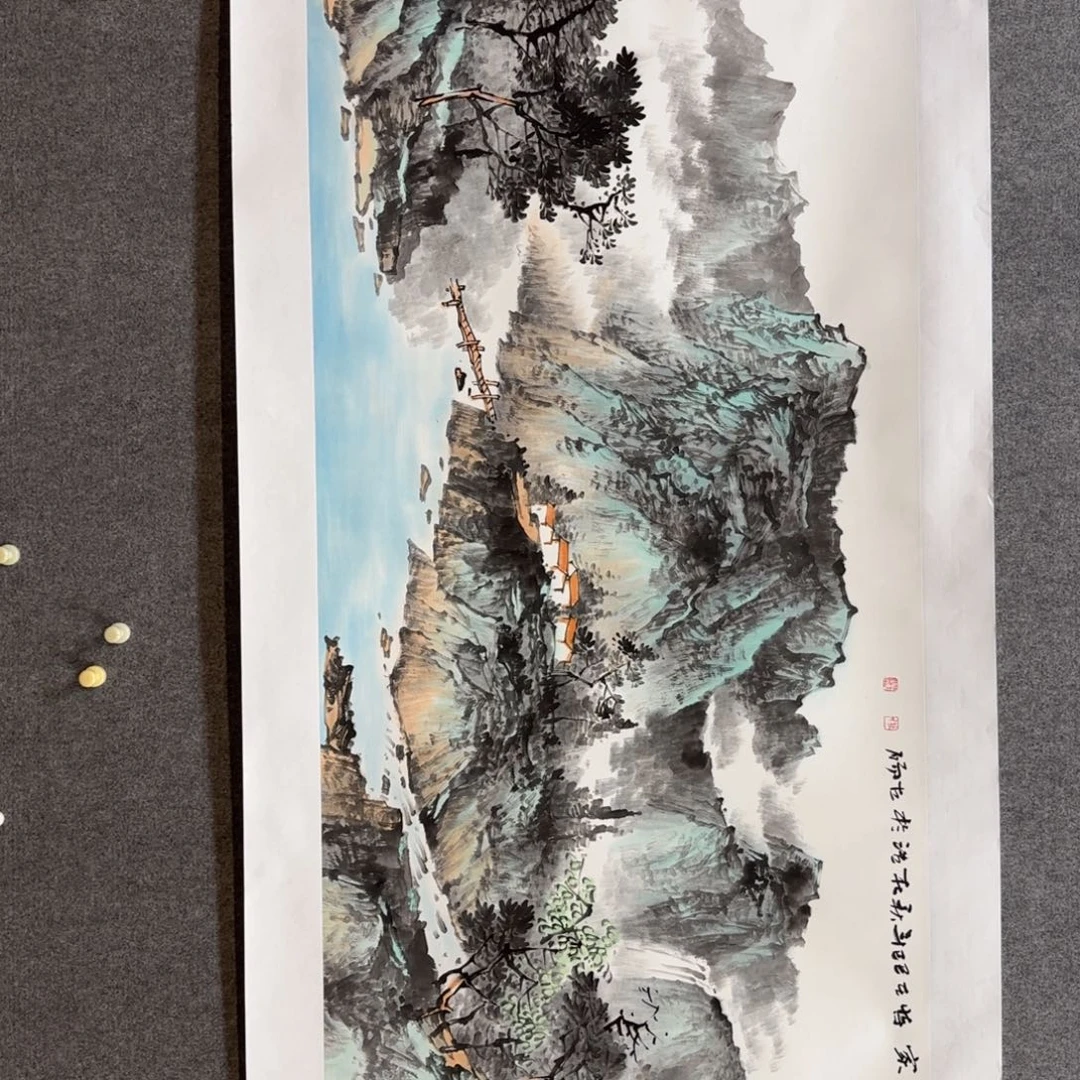 国画杜浩老师手绘作品