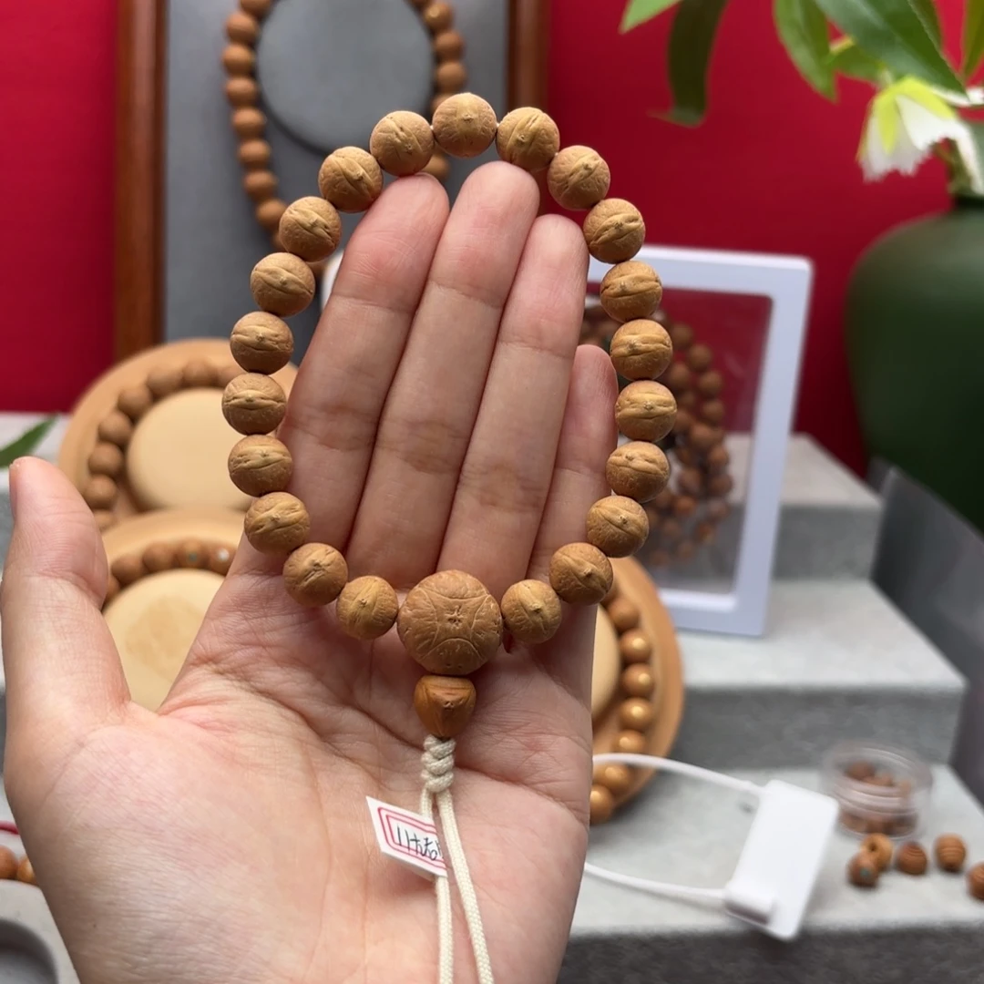 凤眼菩提手串11左右实心籽手串