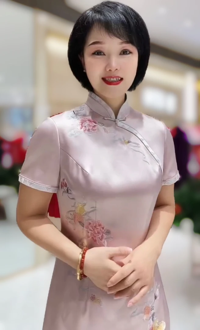 170199朱紫褕喜婆婆喜妈妈婚宴旗袍礼服