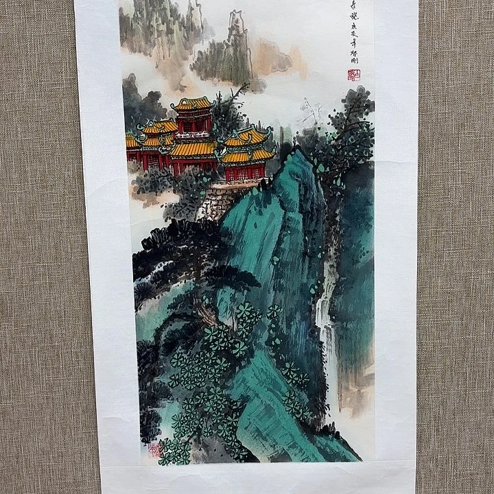 国画画家白启刚备案原作