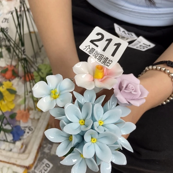 杯手工制作陶瓷花