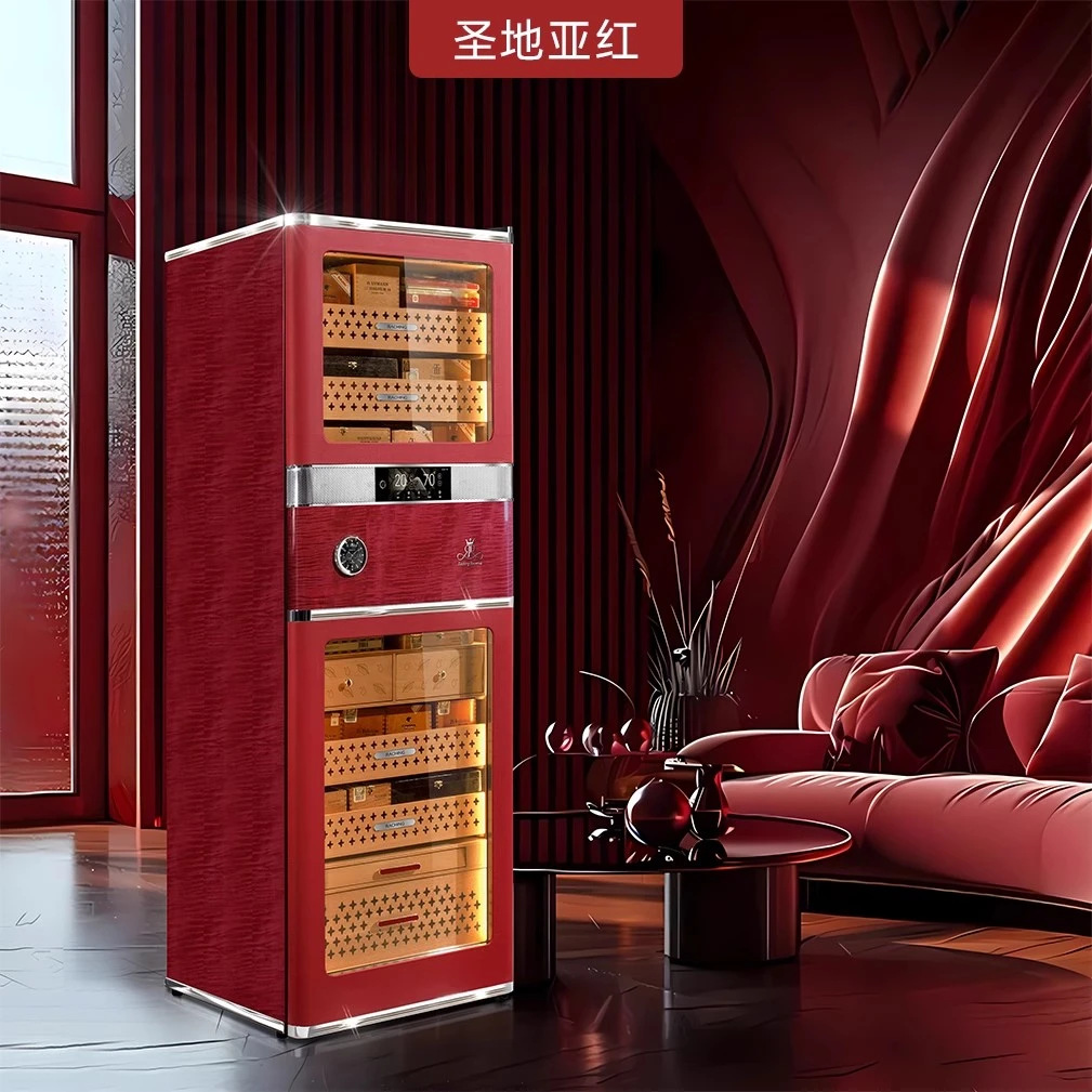 raching/美晶雪茄柜RR780智能水平线实木恒温恒湿家用保湿雪茄柜