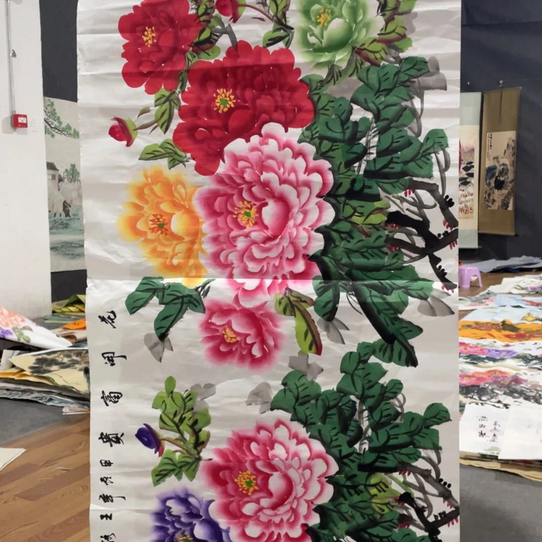 国画国画作品画心一张