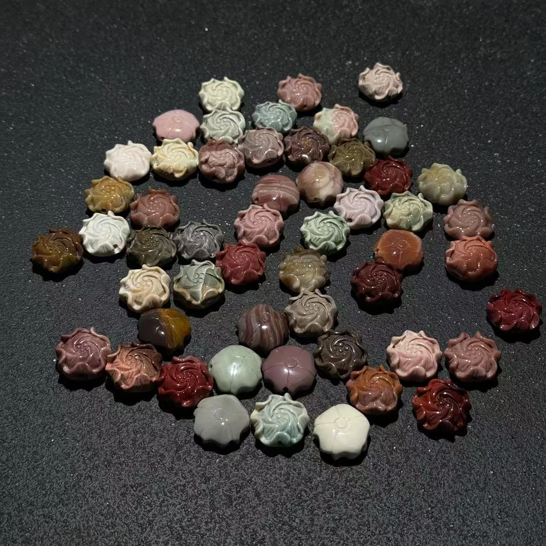 【与帅珠宝】阿拉善玛瑙小花DS071106——多样性发其一