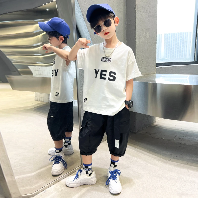 男童夏装短袖t恤上衣韩版新款男孩夏季半袖 B3058