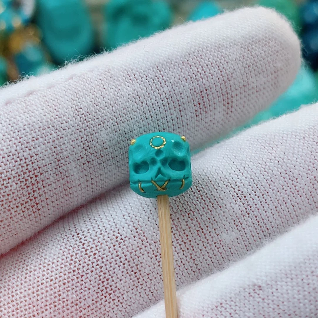 绿松石未镶嵌珠宝半成品