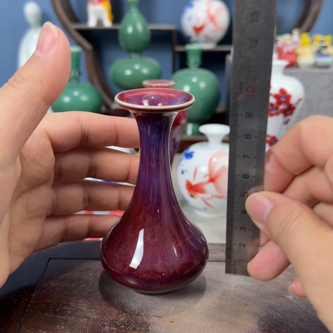 陶瓷手工小花器摆件