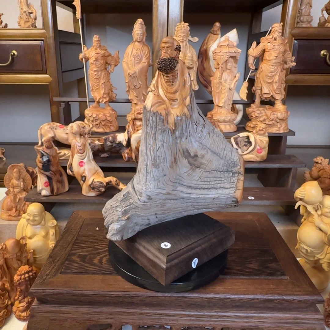 崖柏小木匠艺雕一物一拍