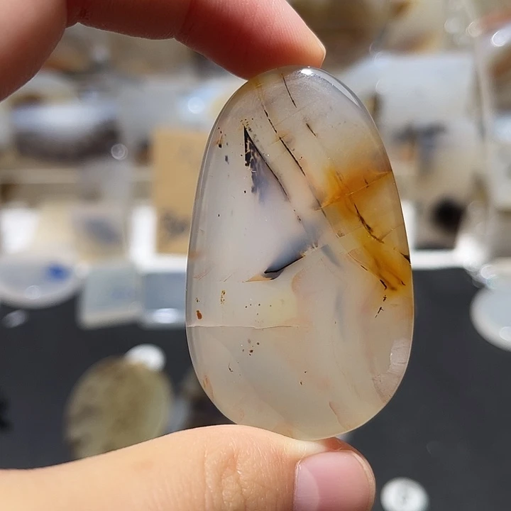 未镶嵌发饰玛瑙/玉髓