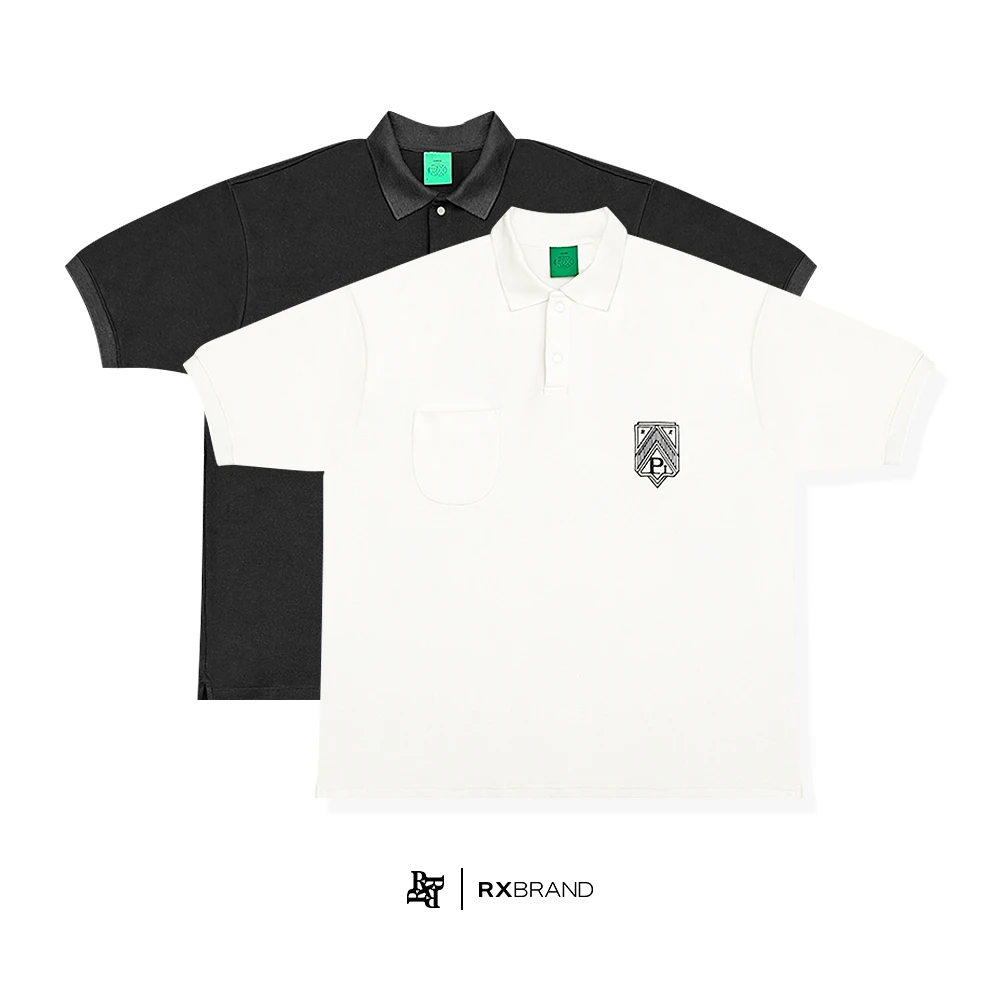 Rx盾标刺绣翻领POLO衫RX01058