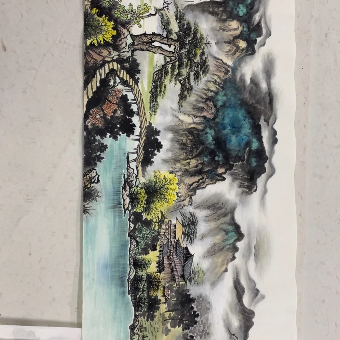 土****国画王传凤老师绘画
