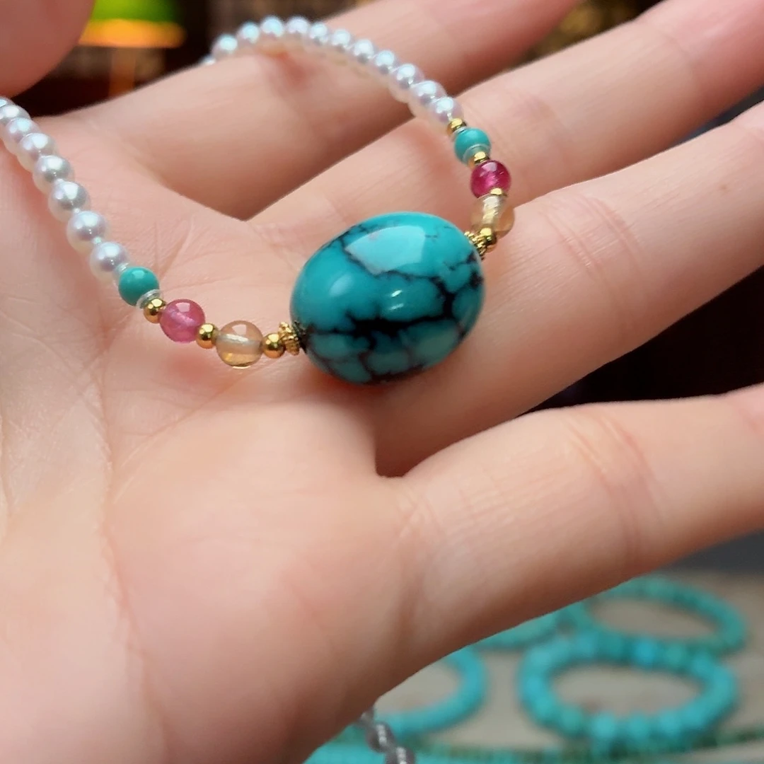 未镶嵌绿松石珠宝奇石