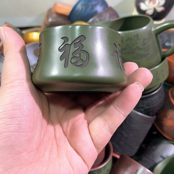 茶杯紫砂全手工紫砂主人杯
