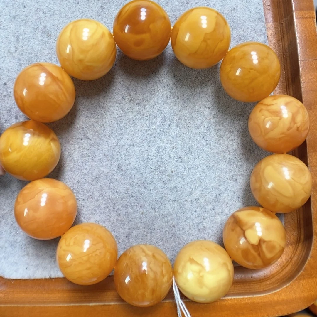 蜜蜡手串未镶嵌蜜蜡手串